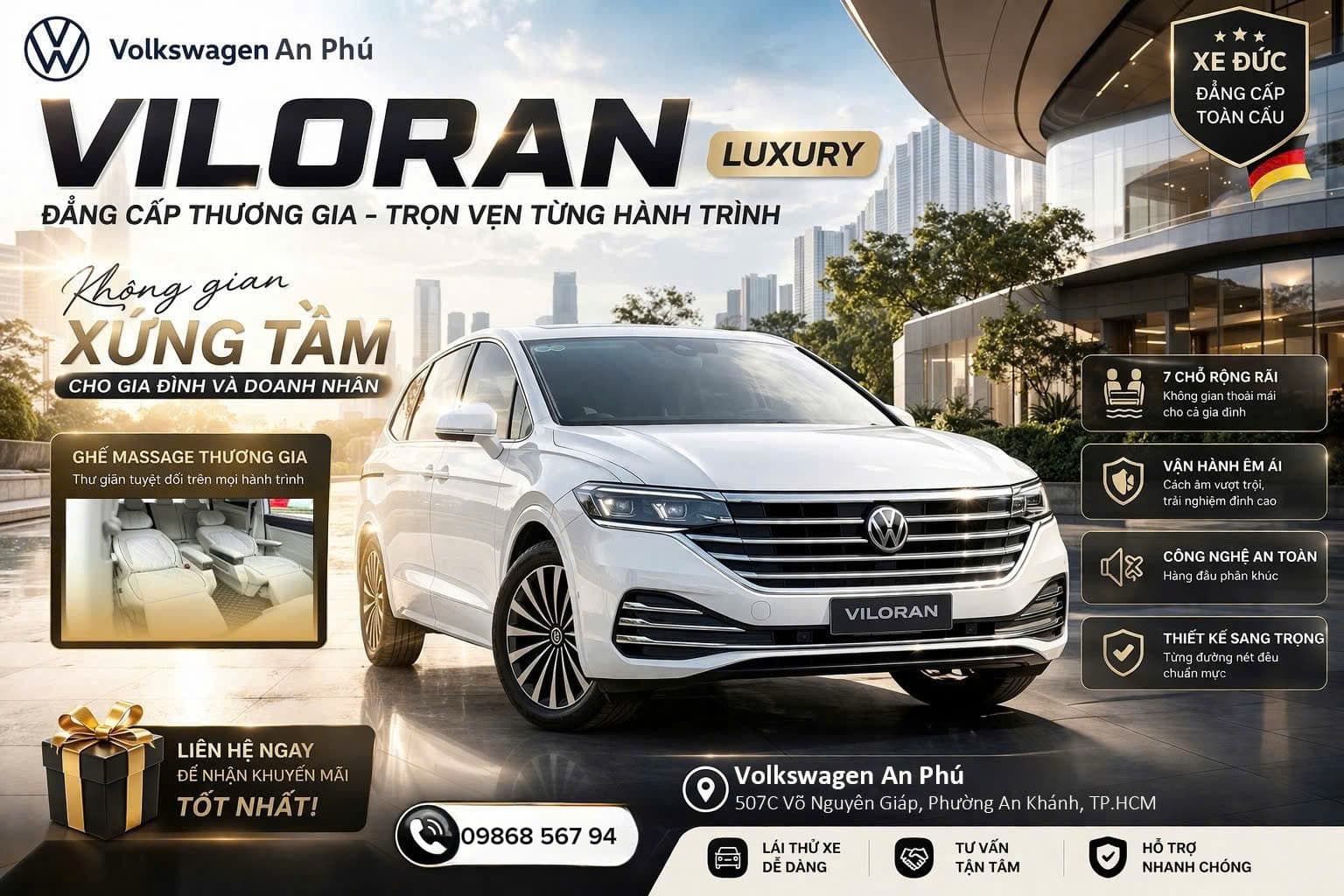 Volkswagen viloran đang ưu đãi gì trong năm 2026